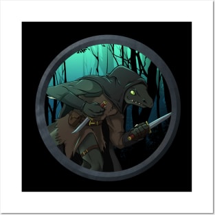 Lizard Rogue Token Posters and Art